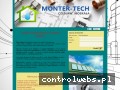 Screenshot strony www.instalacjemontertech.pl