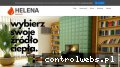 Screenshot strony www.kominkihelena.pl