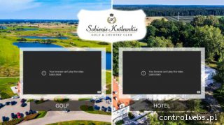 Sobienie Królewskie pole golfowe w sobieniach