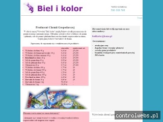 Biel i kolor krochmale rozpuszczalne na zimno