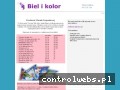 Screenshot strony www.bielikolor.pl