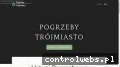 Screenshot strony pogrzeby-trojmiasto.pl