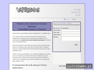DOM SPOKOJNEJ STAROŚCI WRZOS dom opieki
