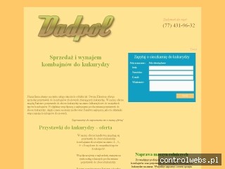 DADPOL sieczkarnia do kukurydzy