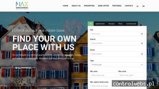 BIURO MAX NIERUCHOMOŚCI wynajem domów