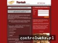 Screenshot strony www.tartaktokarnia.pl