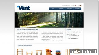 VENT Regał drewniany