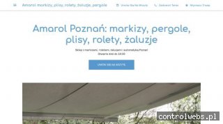 Rolety żaluzje markizy napędy- Amarol Poznań