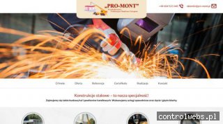 PRO-MONT konstrukcja stalowa