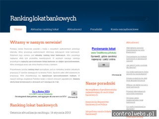 Lokaty bankowe ranking