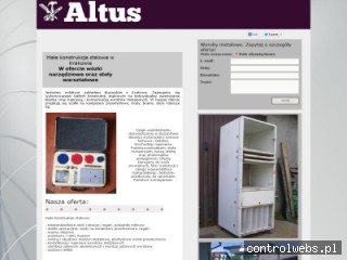 ALTUS MEBLE WARSZTATOWE usługi