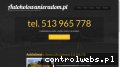 Screenshot strony www.autoholowanieradom.pl