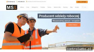 MS PRO Odzież niepalna