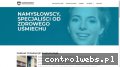 Screenshot strony www.namyslowscy.pl