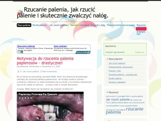 Rzucanie palenia, blog, jak rzucić palenie