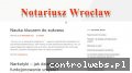 Screenshot strony www.notariuszkancelaria.wroclaw.pl