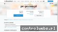 Screenshot strony pe-pe.com.pl