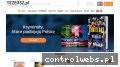 Screenshot strony tezeusz.pl
