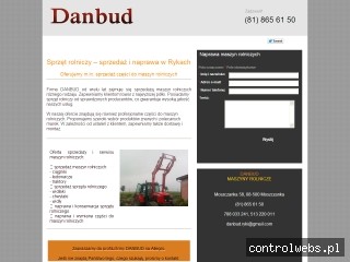 DANBUD Sprzedaż sprzętu rolniczego
