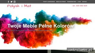 POŁYSK I MAT Zabudowy kuchenne warszawa