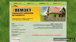DEMBET producent ogrodzeń betonowych