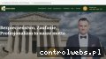 Screenshot strony kancelaria-gizinski.com