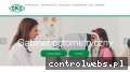 Screenshot strony okulista-lask.pl