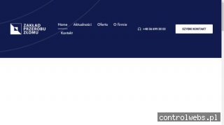 ZAKŁAD PRZEROBU ZŁOMU Przerób złomu stalowego
