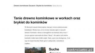 DREWNO KOMINKOWE drewno opałowe