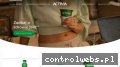 Screenshot strony www.activia.pl