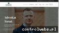 Screenshot strony www.adwokat-torun.com