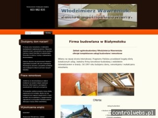 ZAKŁAD OGÓLNOBUDOWLANY budowa domów