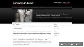 Pranie tapicerki Warszawa