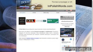 Translation in polish InPolishWords