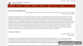 Analiza i prognoza finansowa