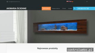 Producent akwarii ściennych wiszących