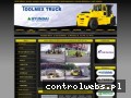 Screenshot strony www.toolmex-truck.com.pl