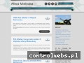 Screenshot strony www.aferamielecka.pl