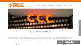 Reklama łódź - banery, neony, kasetony podświetlane