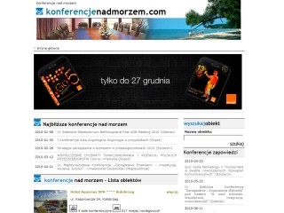 Konferencje nad morzem