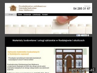 MATERIAŁY BUDOWLANE Sprzedaż okien radziejów