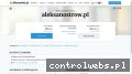 Screenshot strony aleksanostrow.pl