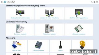 Piloty do bram przesuwnych