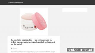 Kosmetyki naturalne