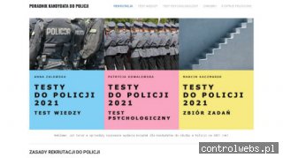 Legalne Testy do Policji - pomoc w rekrutacji