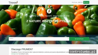 Rolnicza platforma zakupowa FRUMEN, giełda rolna, ogłoszenia