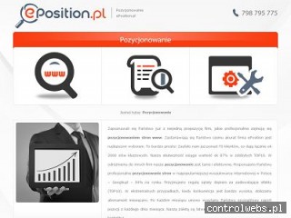 Pozycjonowanie