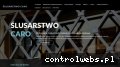 Screenshot strony slusarstwo-caro.pl