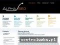 Screenshot strony www.alphaseo.pl