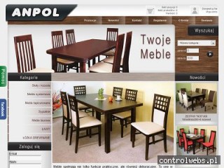 Anpol Meble - krzesła i stoły